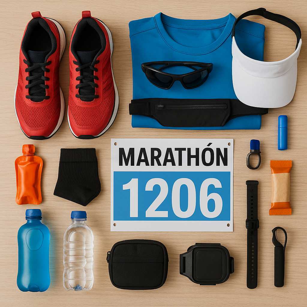 Equipamiento esencial para una maratón